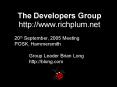The Developers Group http:www.richplum.net PowerPoint PPT Presentation