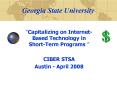 Georgia State University PowerPoint PPT Presentation
