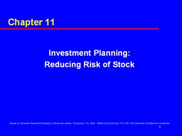 Investment Planning: