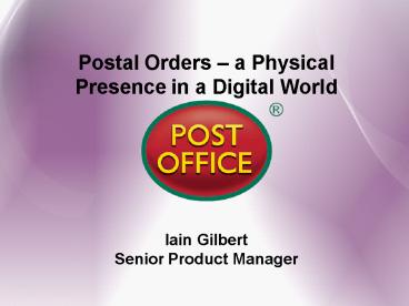 NFSP Conference 12 May 2004