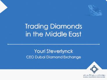 Trading Diamonds in the Middle East