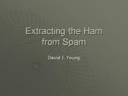 Extracting the Ham from Spam