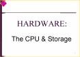 HARDWARE: PowerPoint PPT Presentation