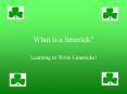 What is a limerick PowerPoint PPT Presentation