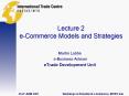 Lecture 2 eCommerce Models and Strategies PowerPoint PPT Presentation
