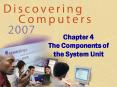 Chapter 4 The Components of the System Unit PowerPoint PPT Presentation