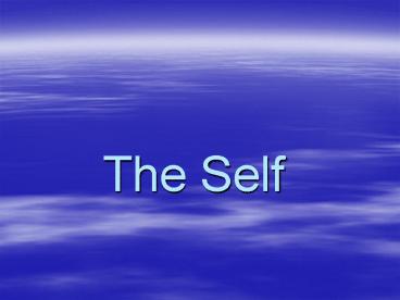 The Self
