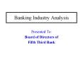 Banking Industry Analysis PowerPoint PPT Presentation