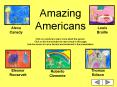 Amazing Americans PowerPoint PPT Presentation