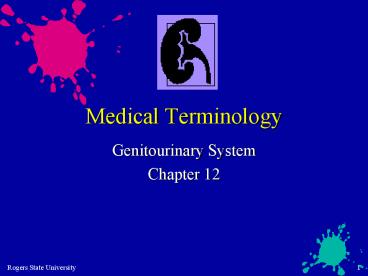 Medical Terminology