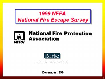 First Thought When Smoke Detector Went Off