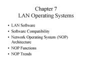 Chapter 7 LAN Operating Systems
