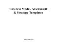 Business Model, Assessment PowerPoint PPT Presentation