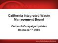 California Integrated Waste Management Board PowerPoint PPT Presentation