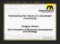 Harnessing the Value of a Developer Community PowerPoint PPT Presentation
