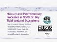 Mercury and Methylmercury Processes in North SF Bay Tidal Wetland Ecosystems PowerPoint PPT Presentation