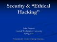 Security PowerPoint PPT Presentation