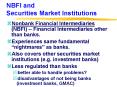 NBFI and Securities Market Institutions PowerPoint PPT Presentation