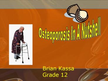 Brian Kassa Grade 12