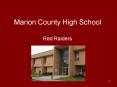Marion County High School PowerPoint PPT Presentation