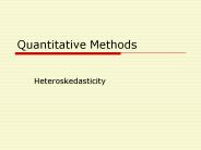 Quantitative Methods
