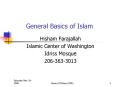 General Basics of Islam PowerPoint PPT Presentation