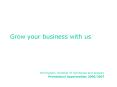 Grow your business with us PowerPoint PPT Presentation