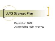 UWG Strategic Plan