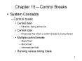 Chapter 15 Control Breaks PowerPoint PPT Presentation