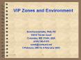 VIP Zones and Environment PowerPoint PPT Presentation