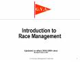 Introduction to Race Management PowerPoint PPT Presentation