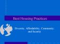 Best Housing Practices PowerPoint PPT Presentation
