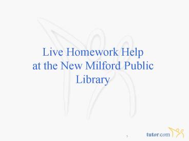 Tutor.com and Client