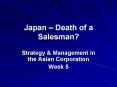 Japan Death of a Salesman PowerPoint PPT Presentation