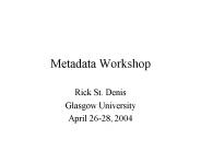 Metadata Workshop