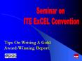Tips On Writing A Gold AwardWinning Report PowerPoint PPT Presentation