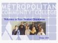 Welcome to New Student Orientation PowerPoint PPT Presentation