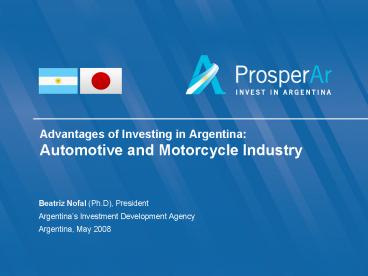 Beatriz Nofal Ph.D, President