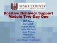 Positive Behavior Support Module TwoDay One PowerPoint PPT Presentation