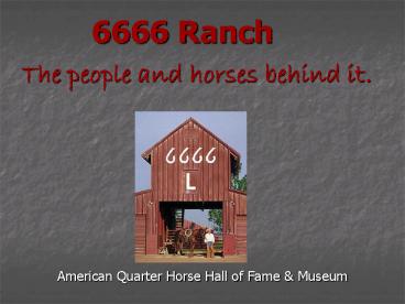 6666 Ranch