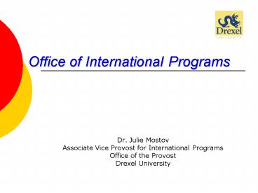 Office of International Programs