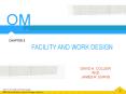 FACILITY AND WORK DESIGN PowerPoint PPT Presentation