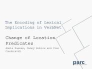 The Encoding of Lexical Implications in VerbNet