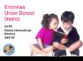 Encinitas Union School District PowerPoint PPT Presentation
