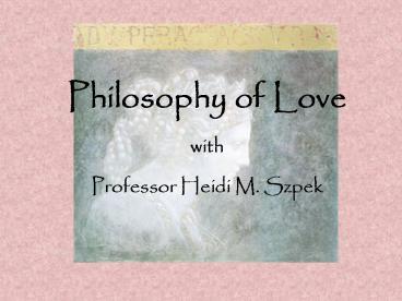 Philosophy of Love