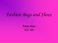 Fashion Bags and Shoes PowerPoint PPT Presentation