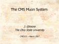 The CMS Muon System PowerPoint PPT Presentation