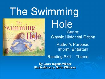 By Laura Ingalls Wilder