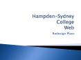 HampdenSydney College Web PowerPoint PPT Presentation