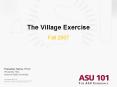 The Village Exercise PowerPoint PPT Presentation